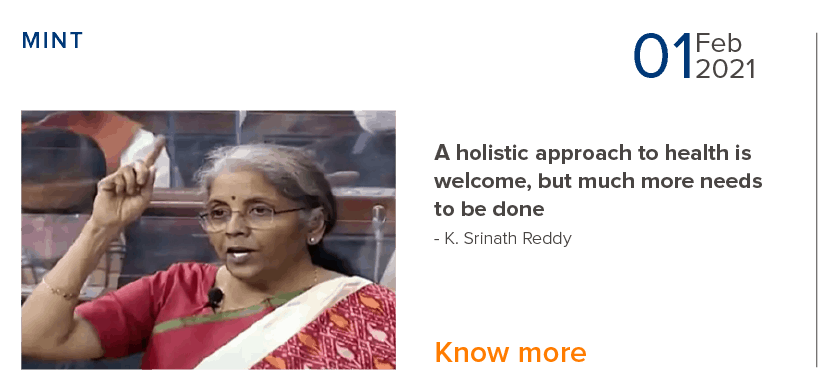 Holistic approach to health by K. Srinath Reddy